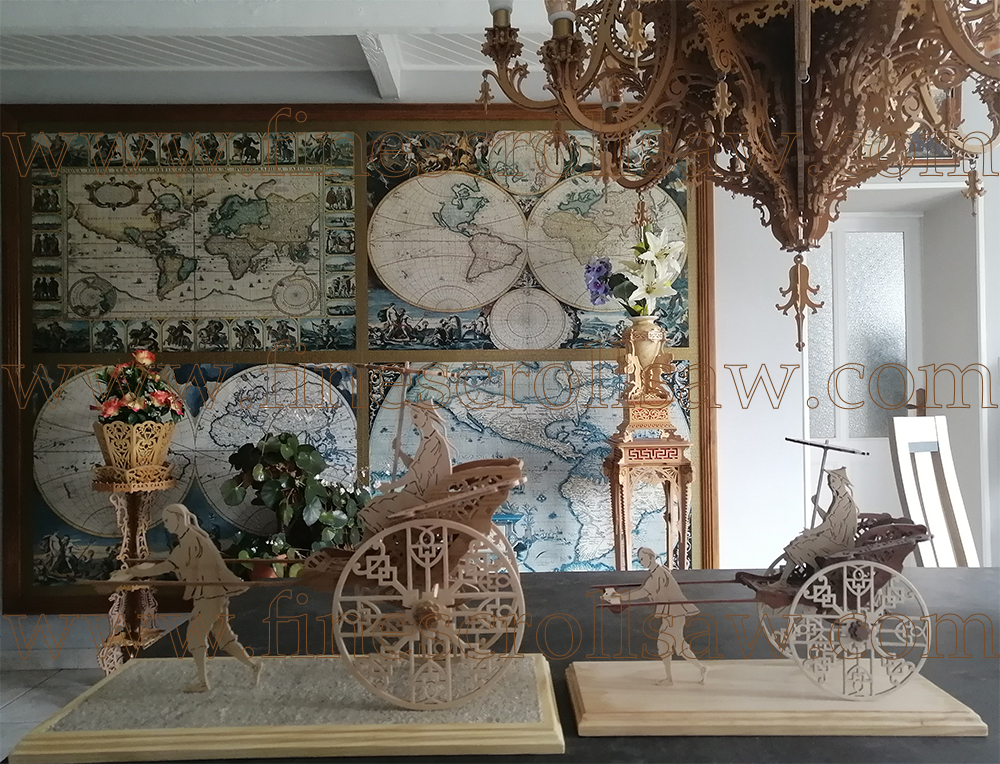 scroll saw model of a 1906 car